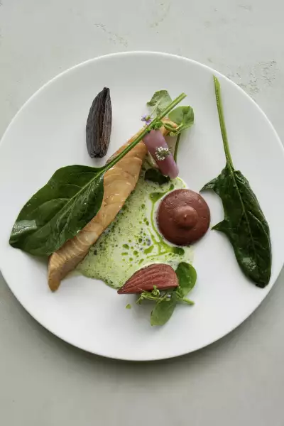 Dishes at Above at Hide in Piccadilly