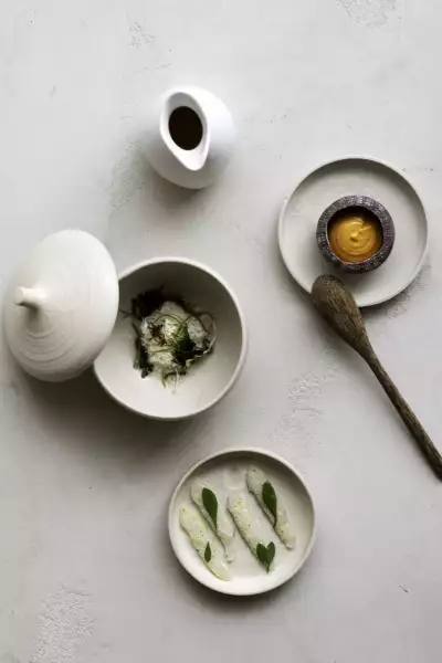 Dishes at Above at Hide in Piccadilly