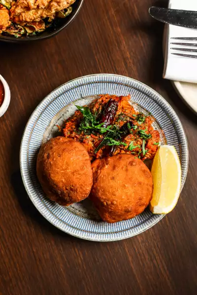 Food at Pali Hill in Fitzrovia