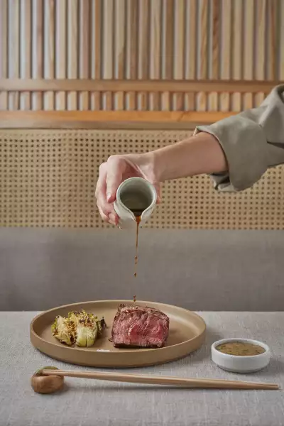 Dry-aged beef fillet at Sumi