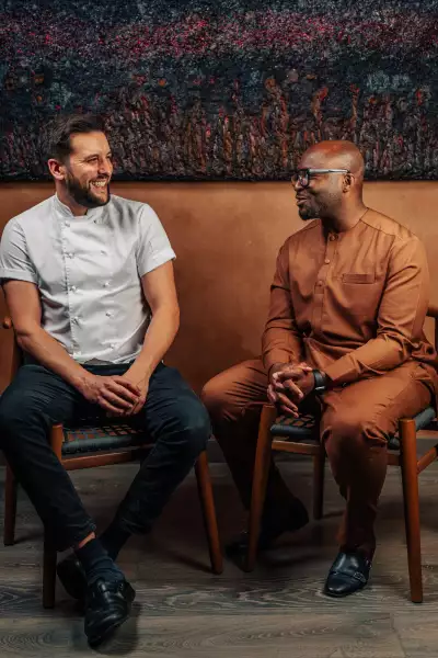 Theo Clench and Aji Akokomi of Akoko
