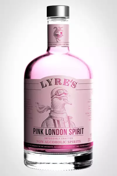 Best non-alcoholic spirits: Lyre's Pink London Spirit