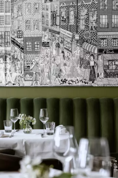 Interiors at Quo Vadis