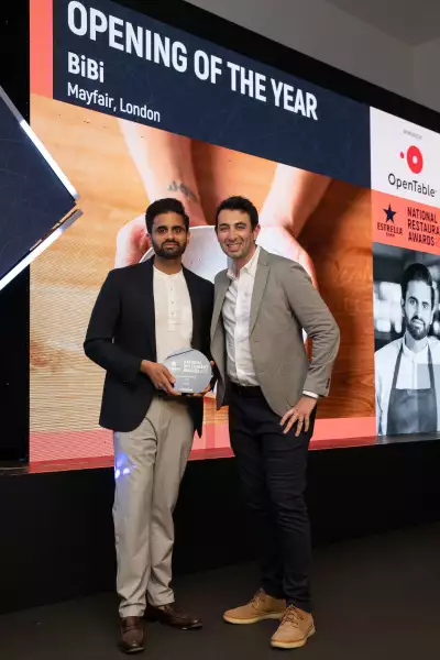 Chet Sharma at the National Restaurant Awards 2022