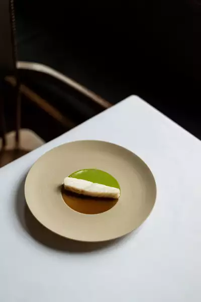 Dishes at Cycene restaurant in London