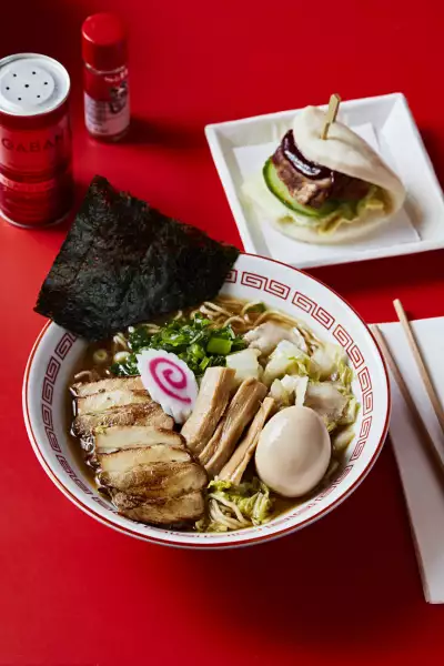 Yokocho ramen at Heddon Yokocho