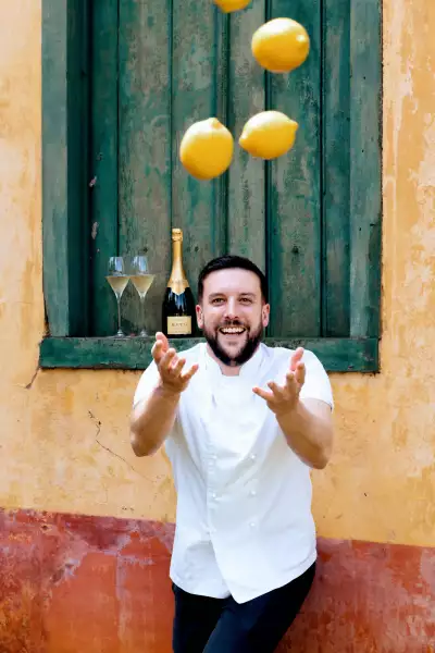 Krug Ambassade Chef Theo Clench