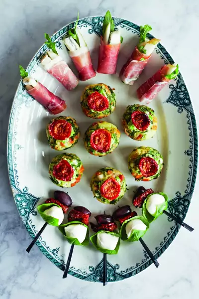A selection of canap&eacute;s