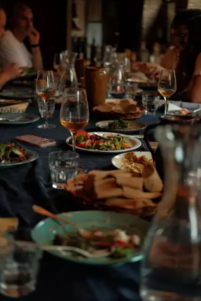 A traditional Georgian feast