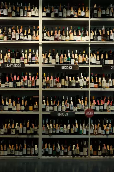 Georgian wine shop