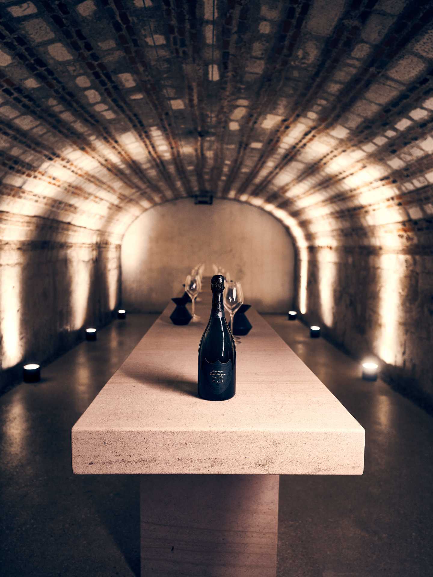 The ageing cellars at Moët et Chandon