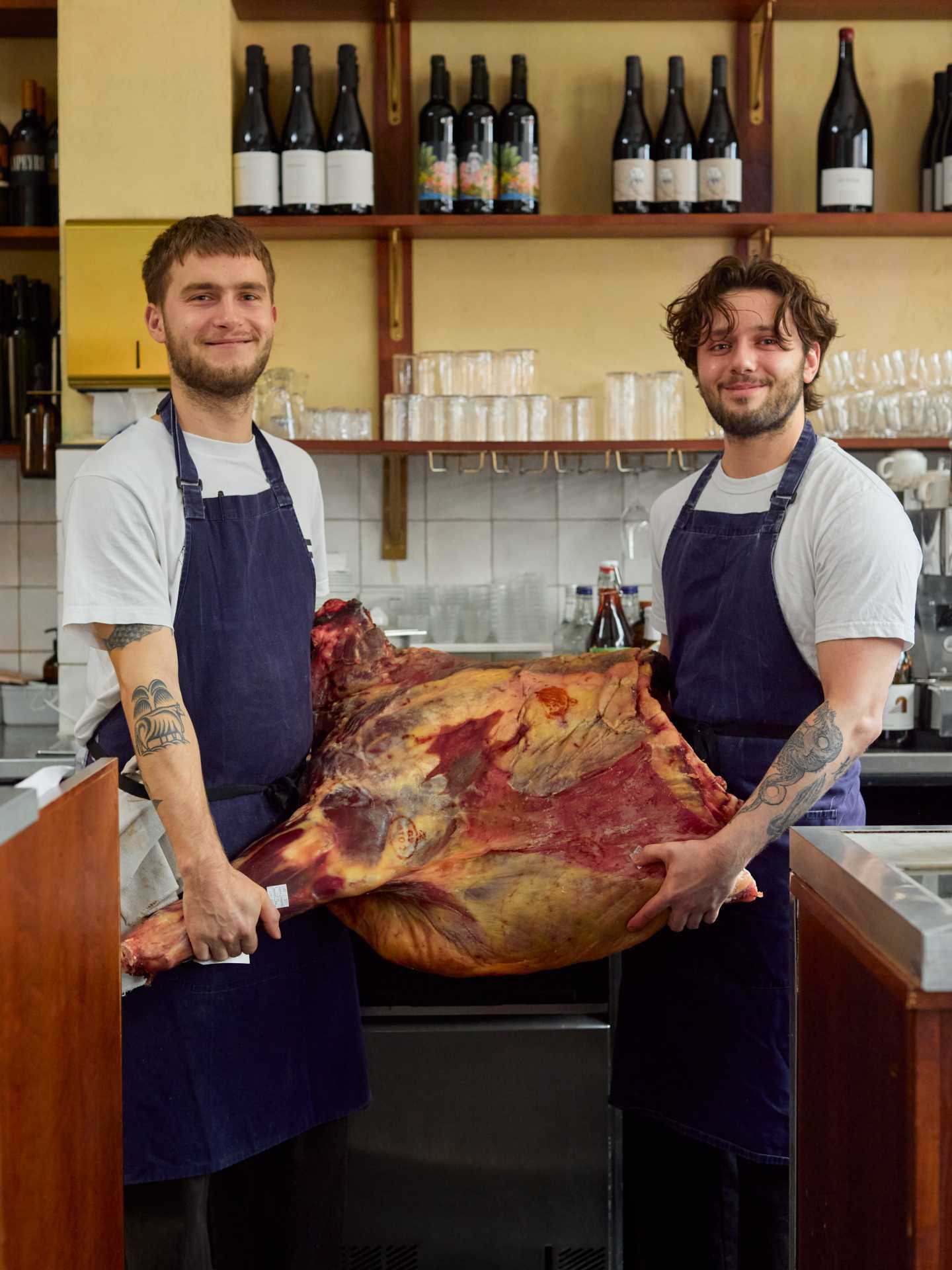 Chefs Tom Smedley and Nat Dwelly at Camille in Borough