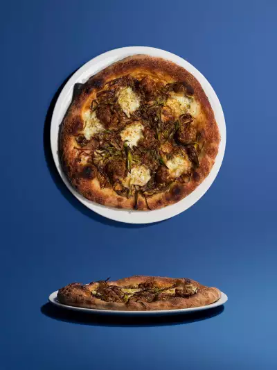 Five Dishes Nancy Silverton Pizzeria Mozza Fennel sausage pizza