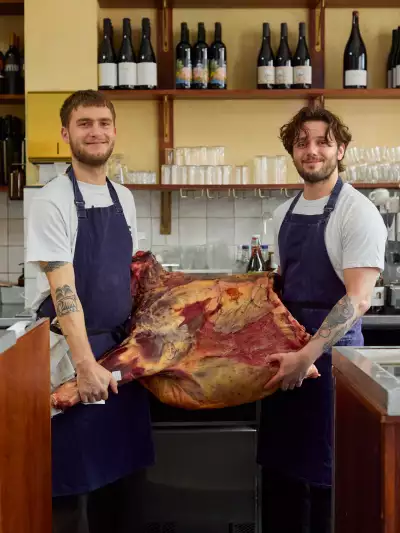 Chefs Tom Smedley and Nat Dwelly at Camille in Borough