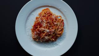 Tagliarini with tomato sauce