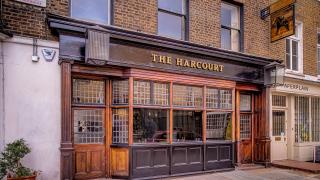 The Harcourt is housed inside a former pub