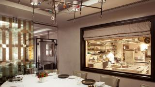 Chef's table at Murano London
