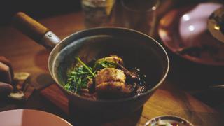 The soya-braised chicken at Smoking Goat Shoreditch