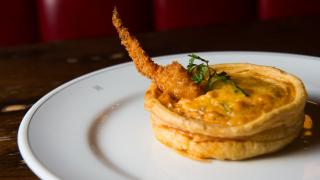 The lobster thermidor tart from Holborn Dining Room