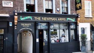Exterior of the Newman Arms, London