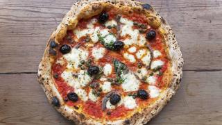 Neapolitan-style pizza from Pizza Pilgrims, London