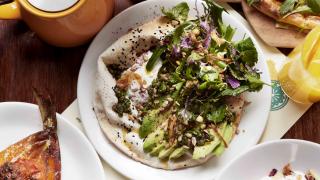 A selection of breakfast dishes at Arabica in London Bridge