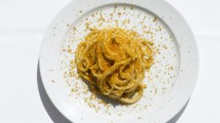 Spaghetti bottarga at The River Café