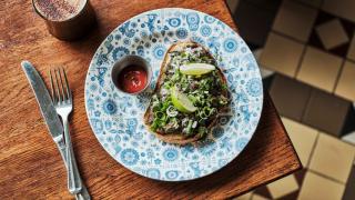 Chicken livers on toast at Dishoom