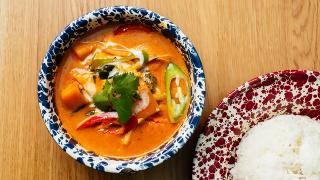Rosa's Thai Cafe Vegan Butternut Red Curry