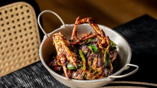 Best places to eat and drink in King's Cross: swimmer crab kari at Hoppers