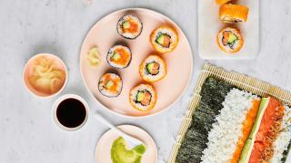 Japan Centre's new Cook Box kits – salmon sushi