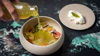 Tomato Consomme at The Princess of Shoreditch