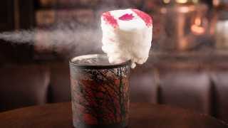 Marshmallow topped cocktail at Nightjar