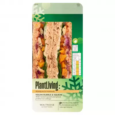 Waitrose Vegan Bubble And Squeak Sandwich
