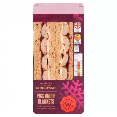 Waitrose Pigs Under Blankets Sandwich