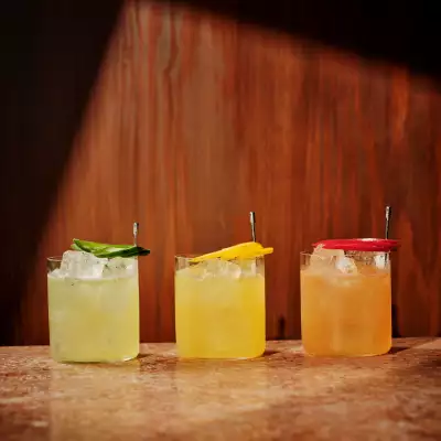 Three levels of Spicy Margarita