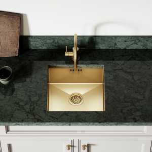 Elegance Pull Out Kitchen Mixer Tap & Vello Undermount Sink