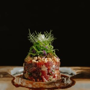 Blue fin tuna tartare