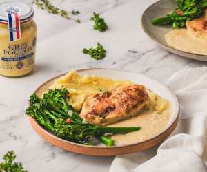 Grey Poupon hits just the right note when preparing chicken