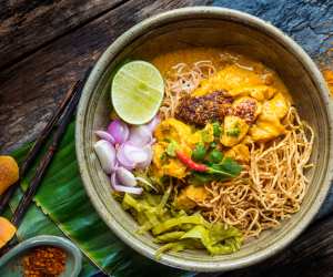 Khao soi in Thailand