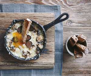 Dan Doherty's duck egg en cocotte