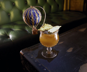 A cocktail from Mr Fogg's Residence
