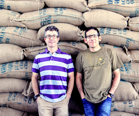 Steven and Jeremy, the founders of Union Hand-Roasted