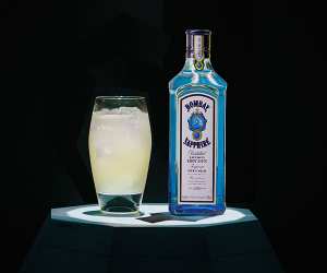 Bombay Sapphire nettle beer collins