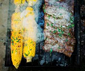 Corn on the cob by Tom Hunt. Photograph by Laura Edwards