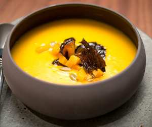 Samarkand's recipe for squash and liquorice soup