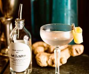 Blixen's raw ginger martini