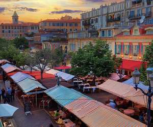 Nice's old town. Photograph by Inge Johnsson/Alamy Stock photo