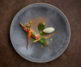 The carrot dish at Launceston Place