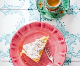 A recipe for semolina cake from The Silver Spoon; photography Simon Bajada